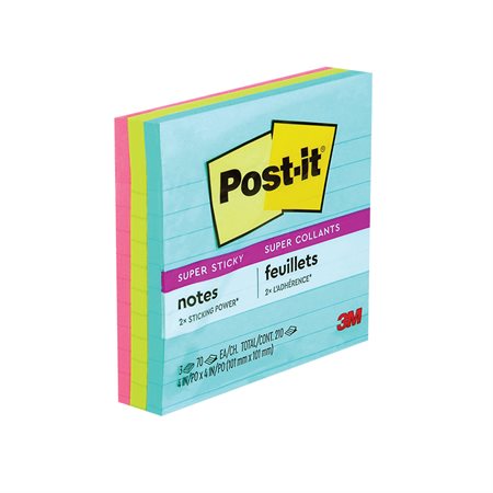 Post-it® Super Sticky Notes - Supernova Neons Collection