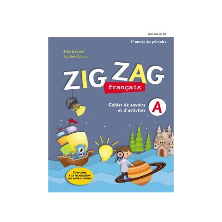 Zig Zag, 3e Année Du Primaire - Cahiers De Savoirs Et D'activités A Et ...