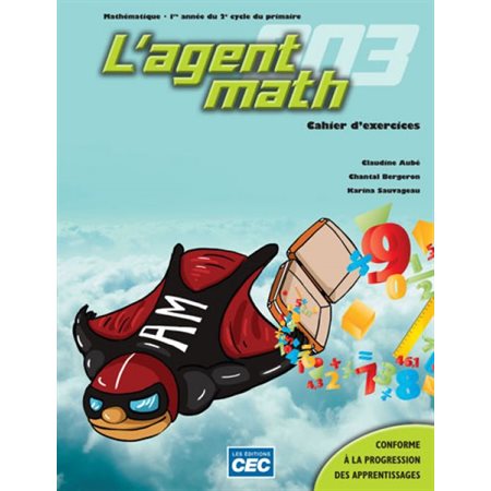 L'Agent math, cahier d'exercices 5e année 