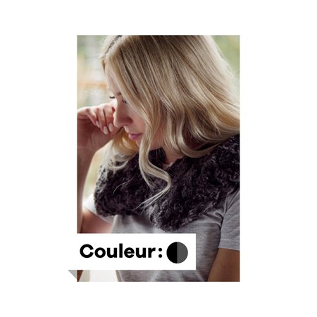 Coussins Douceur - Noir / Gris