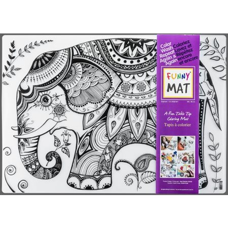 Funny Mat® Colouring Mat - Elephant