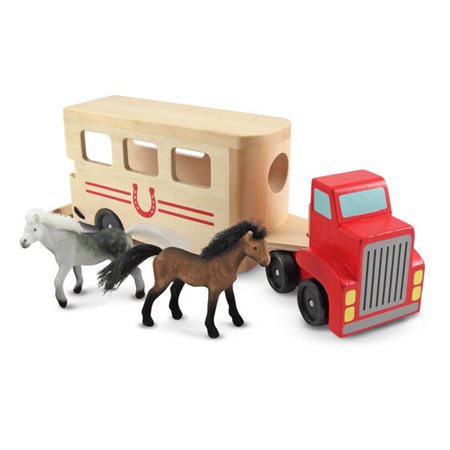 Camion de transport de chevaux