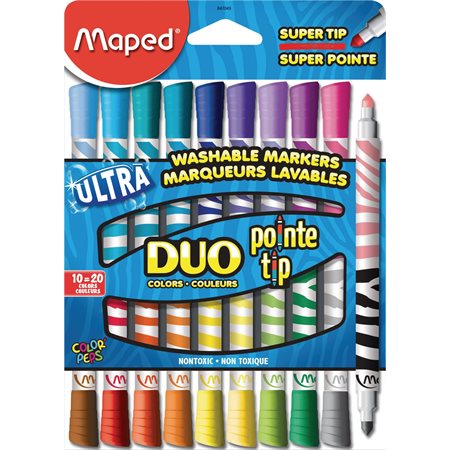 Marqueurs Color'Peps de Maped à double pointes
