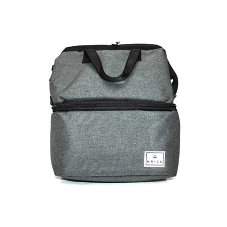 Double Compartment Insulated Lunch Box - Mrick - Grey