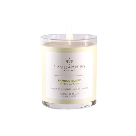 White Bamboo Vegetable Candle 180g