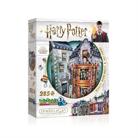 Casse-tête WREBBIT 3D: Harry Potter -  Weasley, Farces pour sorciers facétieux & La Gazette (295 pièces)