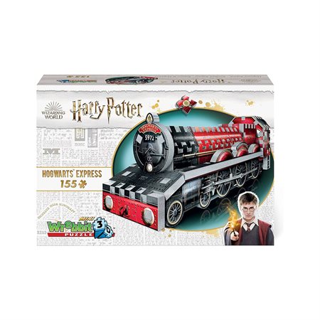 Casse-tête WREBBIT 3D: Harry Potter -Poudlard Express MINI  (155 pièces)