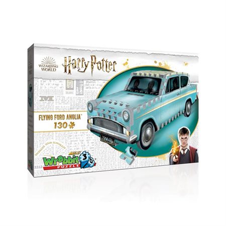 Cassec-tête WREBBIT 3D: Harry Potter - Ford volante  (130 pièces)