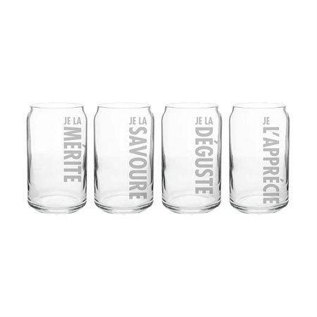 Set of 4 Beer Glasses