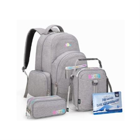 Roots Iconic 4 pieces School Combo Set - Grey