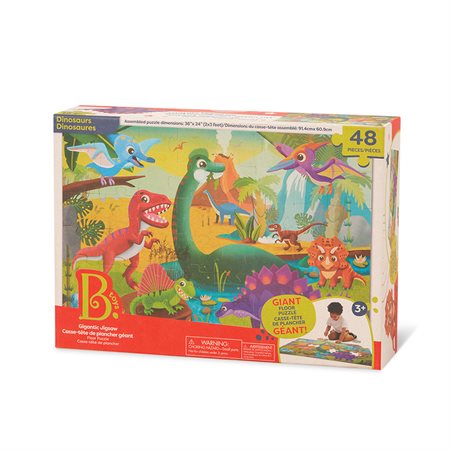B. Toys - Casse-tête géant dinosaures (48 pièces)