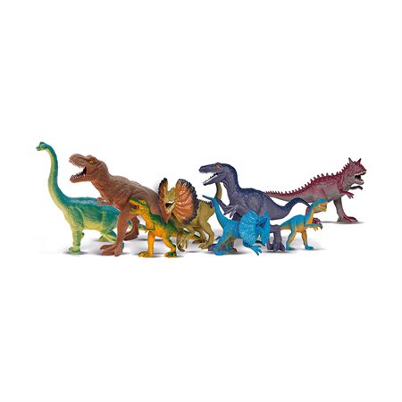 Les dinosaures, Ensemble de figurines