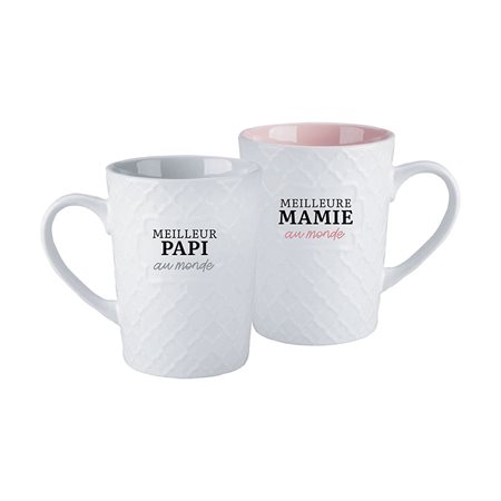 Duo tasses de café “Papi et Mamie” 400ml