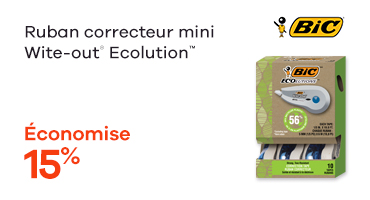 Ruban correcteur mini Wite-out® Ecolution™