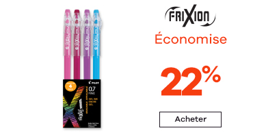 Stylo effaçable à bille roulante FriXion Ball Colour Sticks